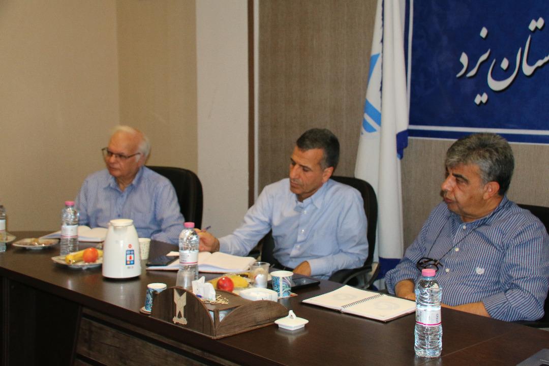 نشست هم اندیشی در راستای ایجاد تفاهم نامه همکاری دانشگاه آزاد یزد با شرکت توسعه فولاد آلیاژی ایرانیان