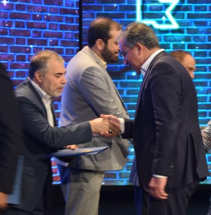 حامی برتر کشوری صنایع پیشرفته،در بزرگترین گردهمایی کارآفرینان کشور