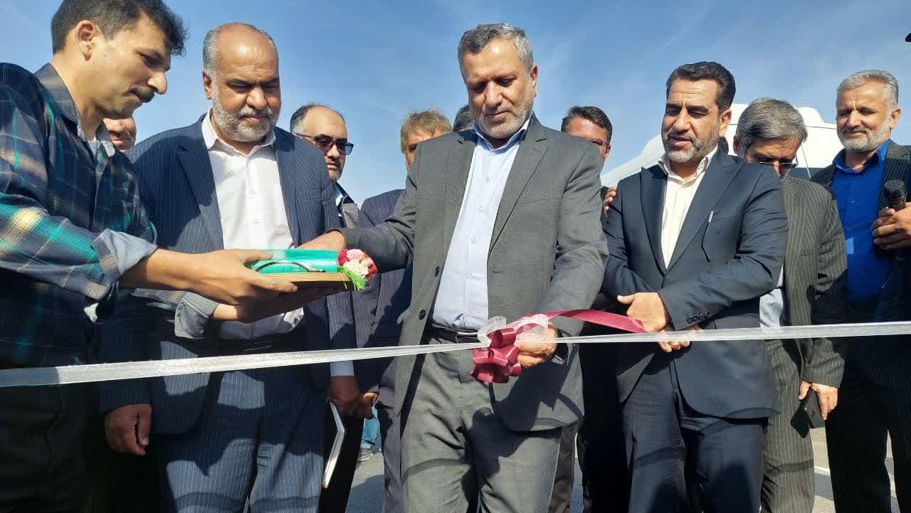 بهره برداری از لاین اول جاده  بافق به بهاباد به طول ۶ کیلومتر توسط وزیر تعاون، کار و رفاه اجتماعی