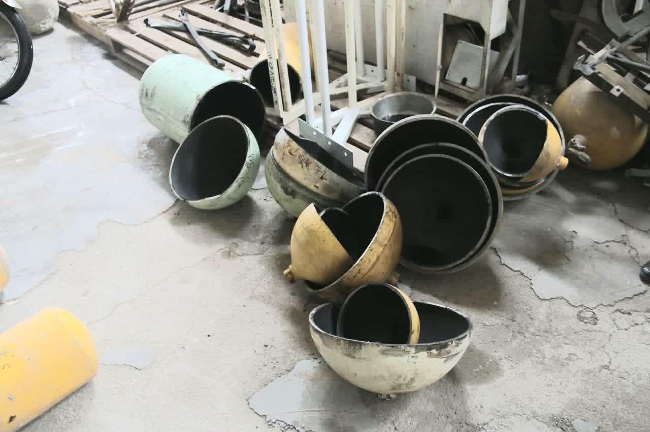 امحاء مخازن CNG  غیراستاندارد خودرویی