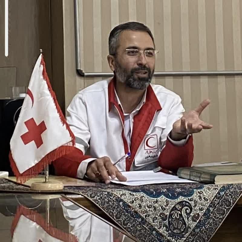 ۲۰ دوره آموزشی تخصصی در حوادث جاده،  برای امدادگران و نجاتگران فعال  جمعیت هلال احمر شهرستان یزد