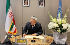 ادای احترام سفرا و دیپلمات‌های خارجی در نیویورک به جان‌باختگان حادثه بندرعباس + فیلم