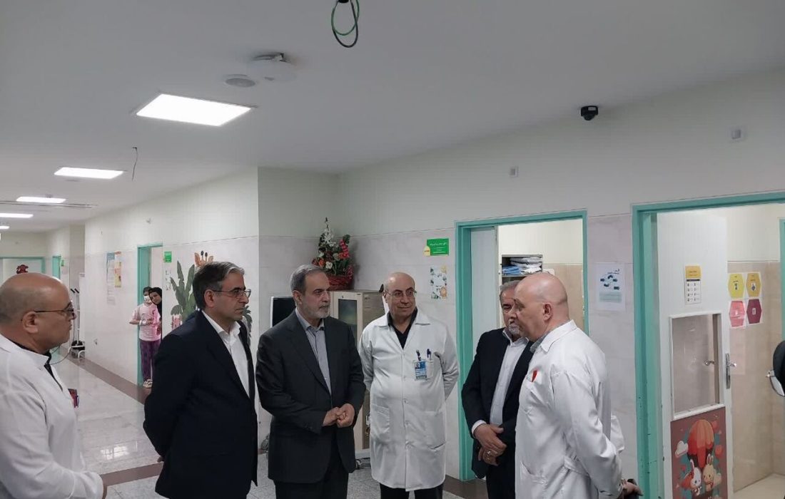 حضور معاون وزیر کشور در بیمارستان کودکان «مردانی‌آذر» تبریز