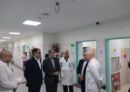 حضور معاون وزیر کشور در بیمارستان کودکان «مردانی‌آذر» تبریز