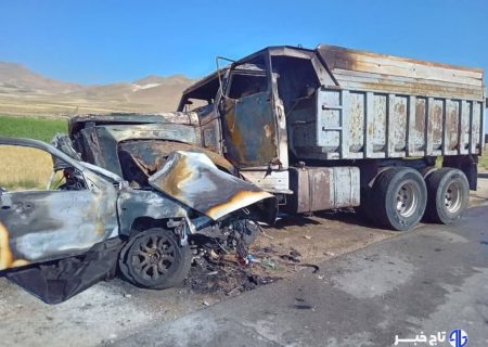 خواب آلودگی راننده کامیون در فارس سه نفر را راهی قبرستان کرد
