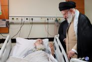 رهبر معظم انقلاب از حضرت آیت‌الله نوری همدانی عیادت کردند