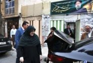 سخنگوی دولت به دیدار مادر شهید رییسی رفت