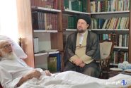 عیادت سیدحسن خمینی از آیت الله العظمی نوری همدانی