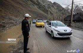 محدودیت ترافیکی در محورهای شمالی به دلیل انسداد جاده چالوس