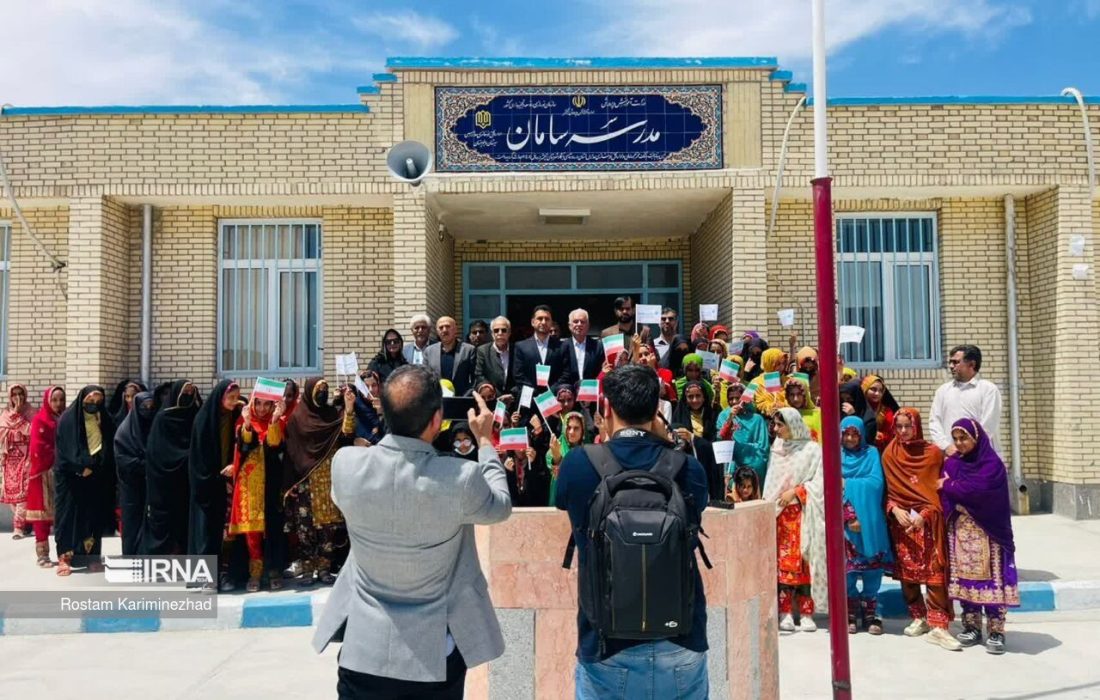 مدرسه ۶ کلاسه در روستای آبگاه نیکشهر افتتاح شد