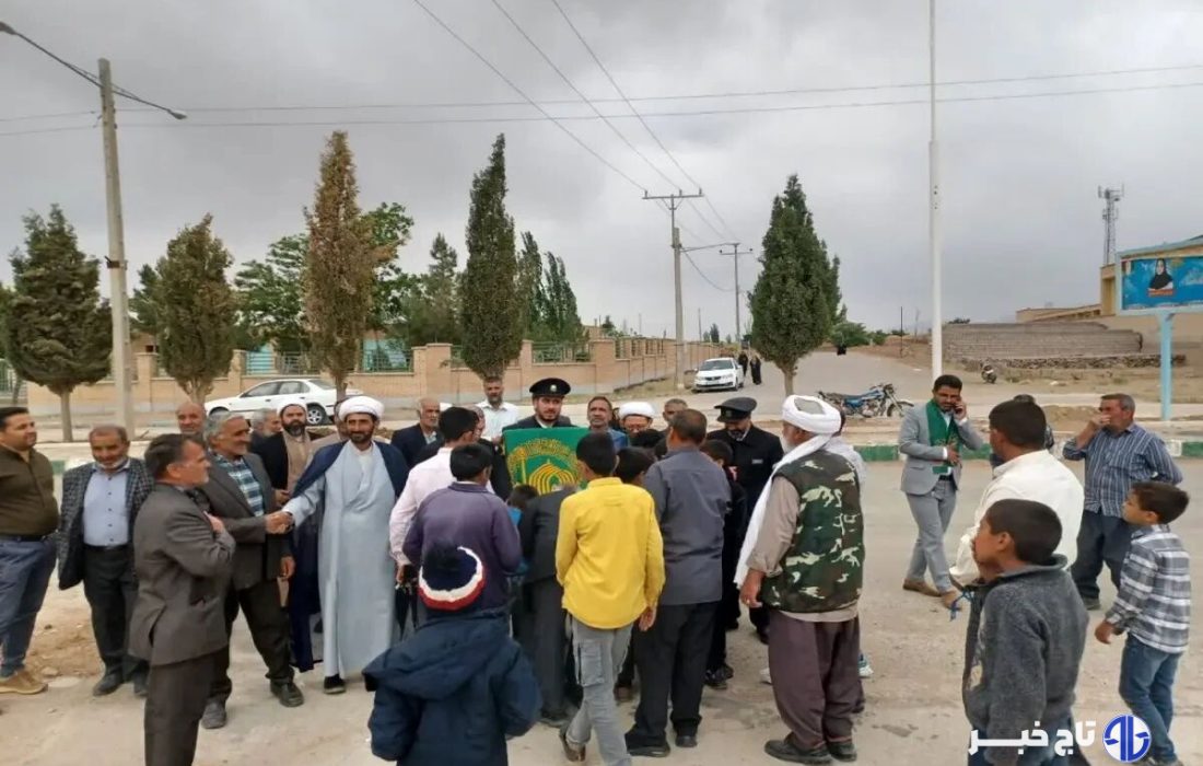 میزبانی شهرستان درمیان از کاروان زیر سایه خورشید