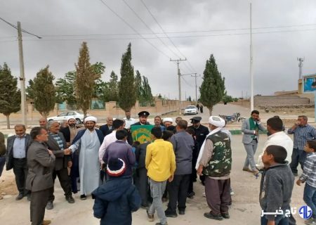 میزبانی شهرستان درمیان از کاروان زیر سایه خورشید