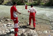 نجات ۲ نفر گرفتار در حاشیه رودخانه کرج