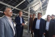 نیروگاه خورشیدی ۱۰۰ کیلوواتی شرکت آونگان اراک افتتاح شد