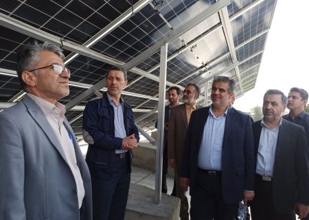 نیروگاه خورشیدی ۱۰۰ کیلوواتی شرکت آونگان اراک افتتاح شد