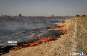 هشدار هواشناسی؛ احتمال آتش‌سوزی مراتع و کاهش کیفیت هوای گلستان