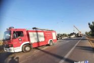 واژگونی تانکر سوخت در محور اندیمشک به شوش یک فوتی داشت
