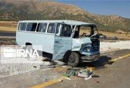 واژگونی مینی‌بوس در جاده اراک – قم ۱۴ مصدوم برجا گذاشت