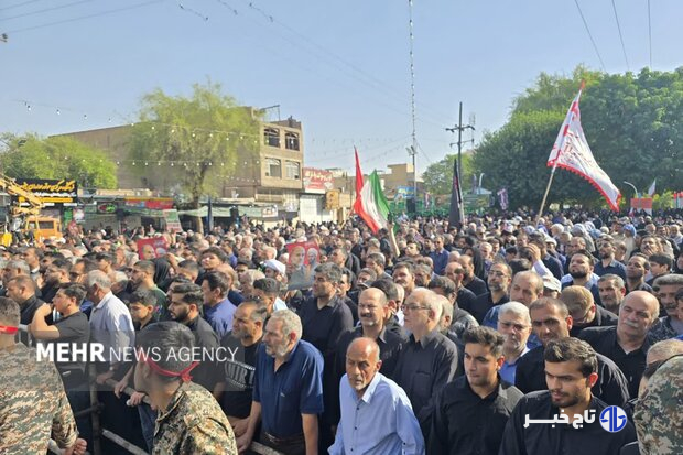اغاز مراسم تشییع پیکر مطهر غلامعلی رشید