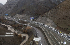 تردد پرحجم در مبادی خروجی تهران/ وضعیت روان ترافیکی در محورهای اصلی