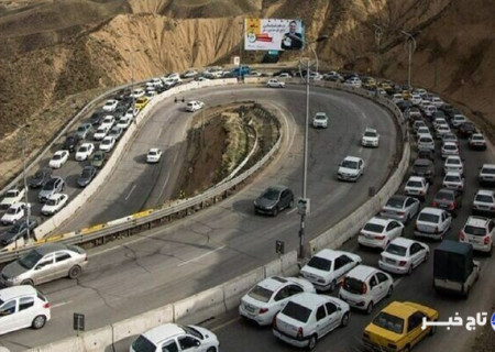 جاده چالوس یک طرفه شد