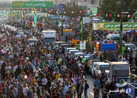 حماسه حضور البرزی ها در پیاده روی ۸کیلومتری