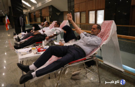 شور همدلی با اهدای خون در پویش مهر حسینی برای ایران