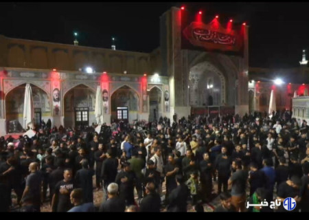 عزاداری مردم مسلمان هندوستان و پاکستان در حرم امام رضا(ع)