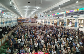 فیلم| جلوه‌هایی از اقامه نماز عید قربان در کرمان