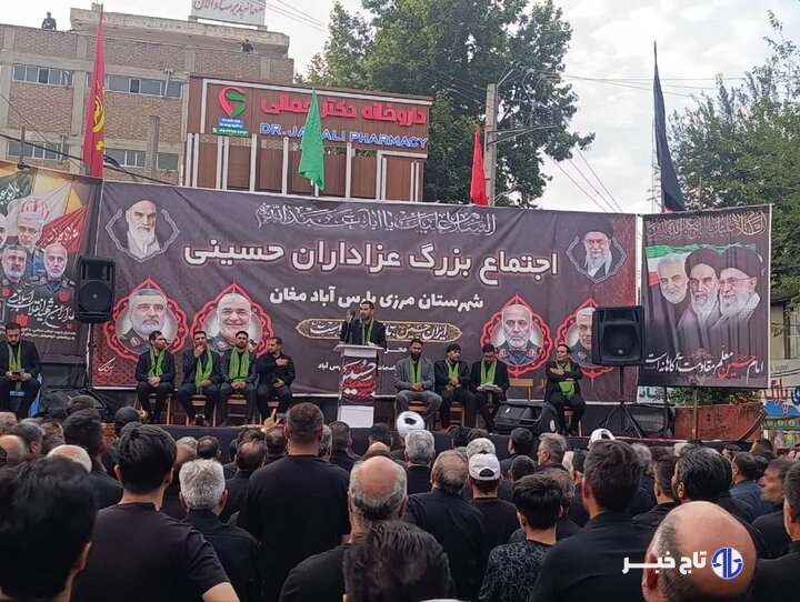 اجتماع عظیم عاشقان اباعبدالله الحسین (ع) در پارس آباد