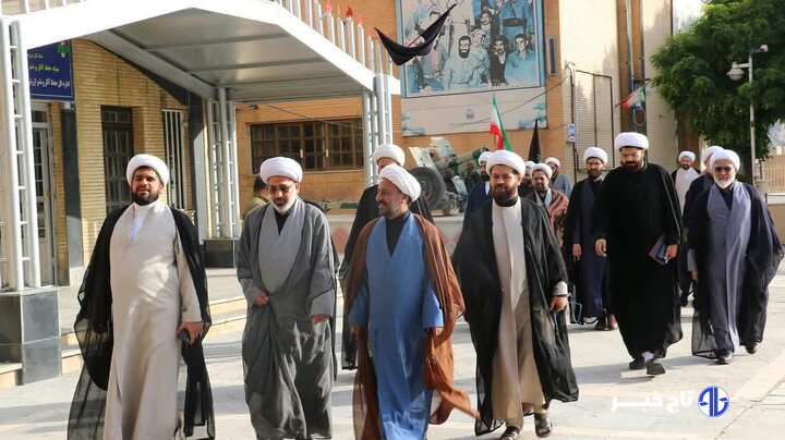 ادای احترام معاونان استان‌های تلفیقی سازمان تبلیغات اسلامی به شهدا