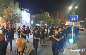 اردستان در شب تاسوعا غرق در ماتم شد