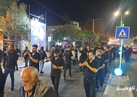 اردستان در شب تاسوعا غرق در ماتم شد