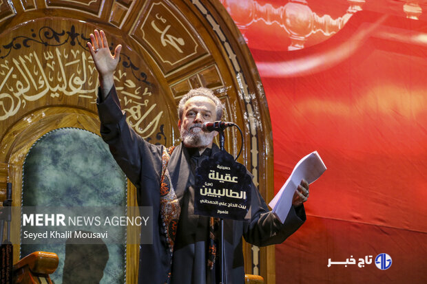 استقبال مردم از مداحی ملا باسم کربلایی در اهواز