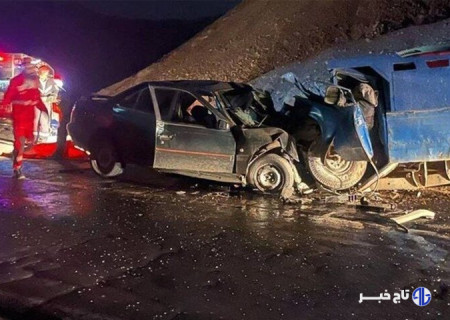 برخورد مرگبار نیسان و پژو ۴۰۵ در محور اسفراین به سبزوار سه کشته داشت