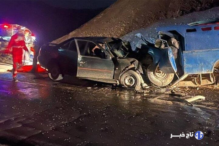 برخورد مرگبار نیسان و پژو ۴۰۵ در محور اسفراین به سبزوار سه کشته داشت