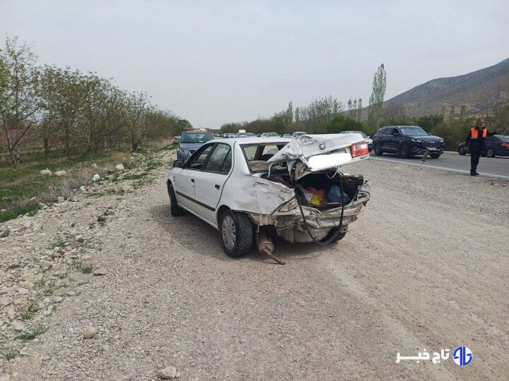برخورد مرگبار پراید با عابر پیاده در درق