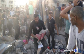 بمباران شمال و جنوب نوار غزه؛ بیش از ۲۰۰ تن شهید و زخمی شدند