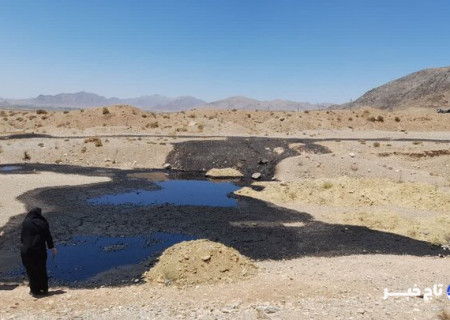 تخلیه غیرمجاز لجن‌های اسیدی در فریدن