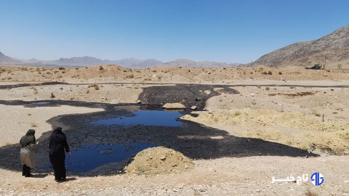 تخلیه غیرمجاز لجن‌های اسیدی در فریدن