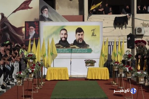 تشییع باشکوه پیکر محافظ شخصی شهید سید حسن نصرالله+ فیلم