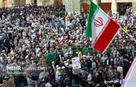 تشییع پیکر مطهر دو شهید حملات اخیر رژیم صهیونیستی در قم برگزار می‌شود