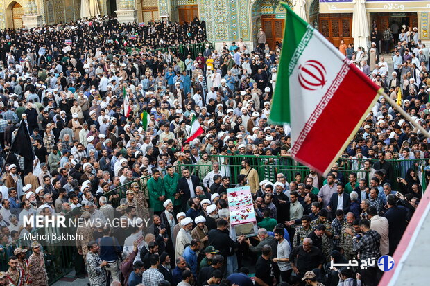 تشییع پیکر مطهر دو شهید حملات اخیر رژیم صهیونیستی در قم برگزار می‌شود