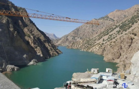 تصاویری از آغاز رهاسازی آب سد ایوشان خرم‌آباد