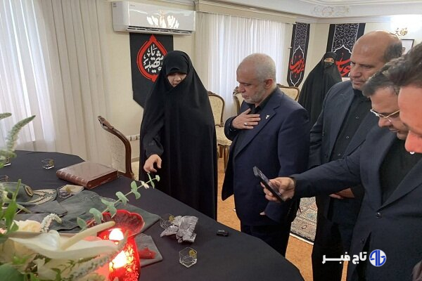 دیدار رییس بنیاد شهید و امور ایثارگران با خانواده سردار شهید سلامی