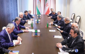 دیدار روسای جمهور ایران و تاجیکستان