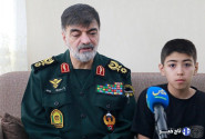 دیدار سردار رادان با ۴ خانواده شهید انتظامی در دفاع مقدس ۱۲ روزه
