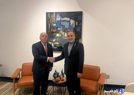 دیدار و گفتگوی وزرای خارجه ایران و برزیل در اجلاس سران بریکس
