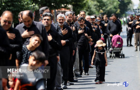 زنجان در تاسوعای حسینی غرق در سوگ و ماتم شد