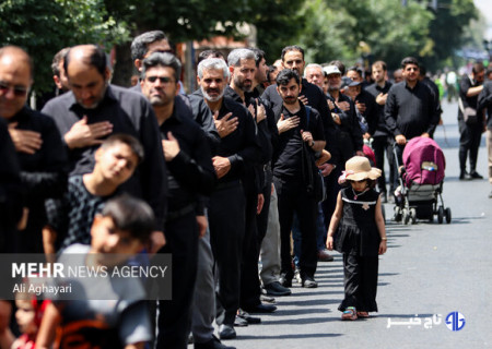 زنجان در تاسوعای حسینی غرق در سوگ و ماتم شد